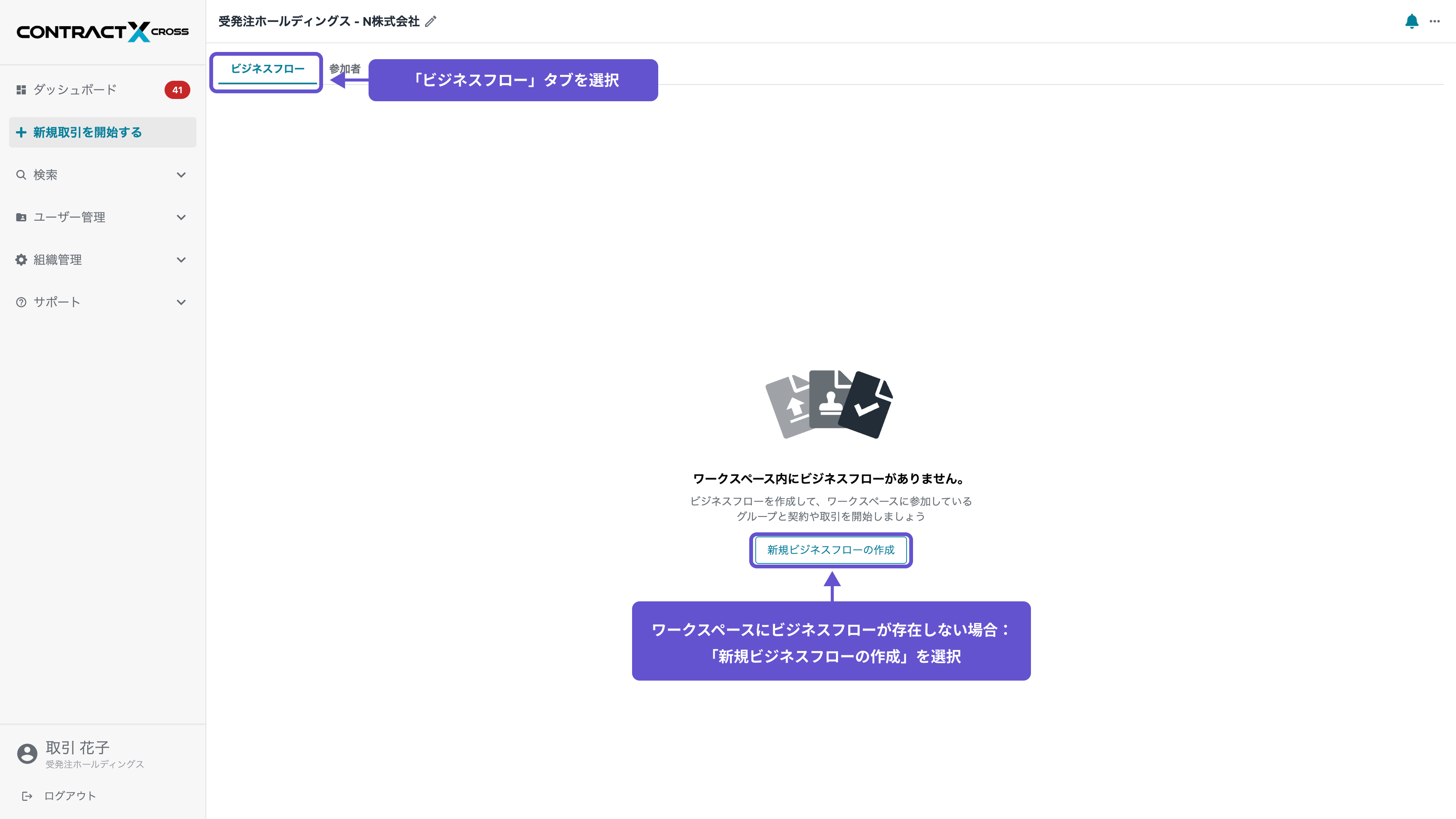 ビジネスフロー